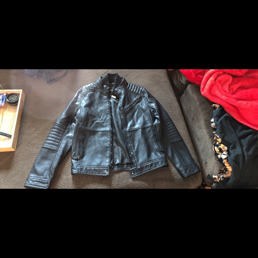 Express men’s leather jacket